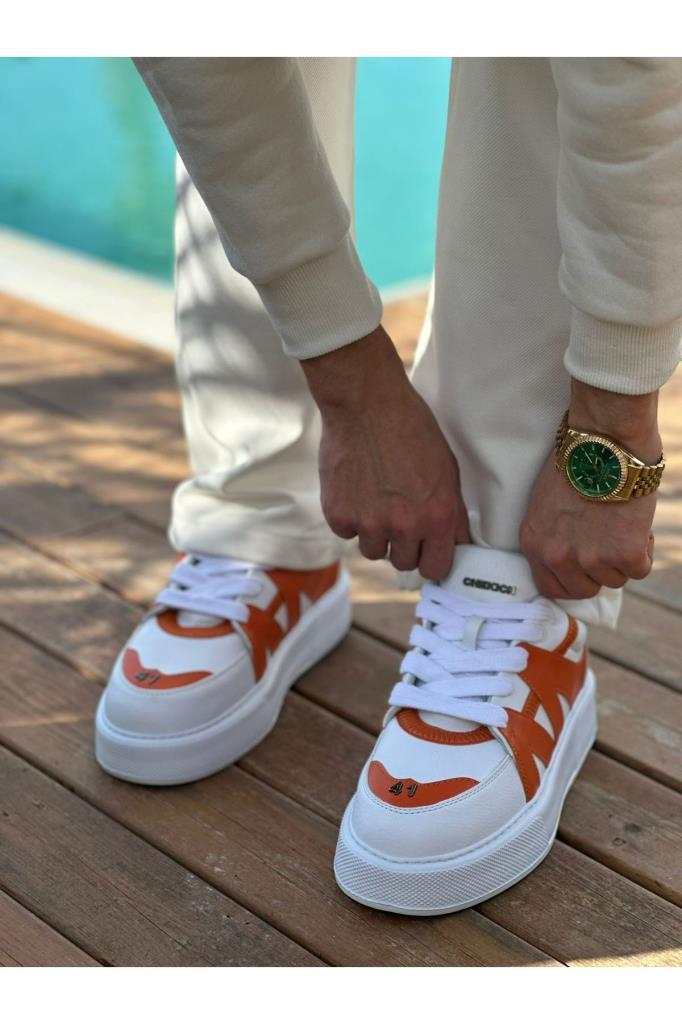 CH2407 CBT Star-X Men's Sports Shoes White/Orange