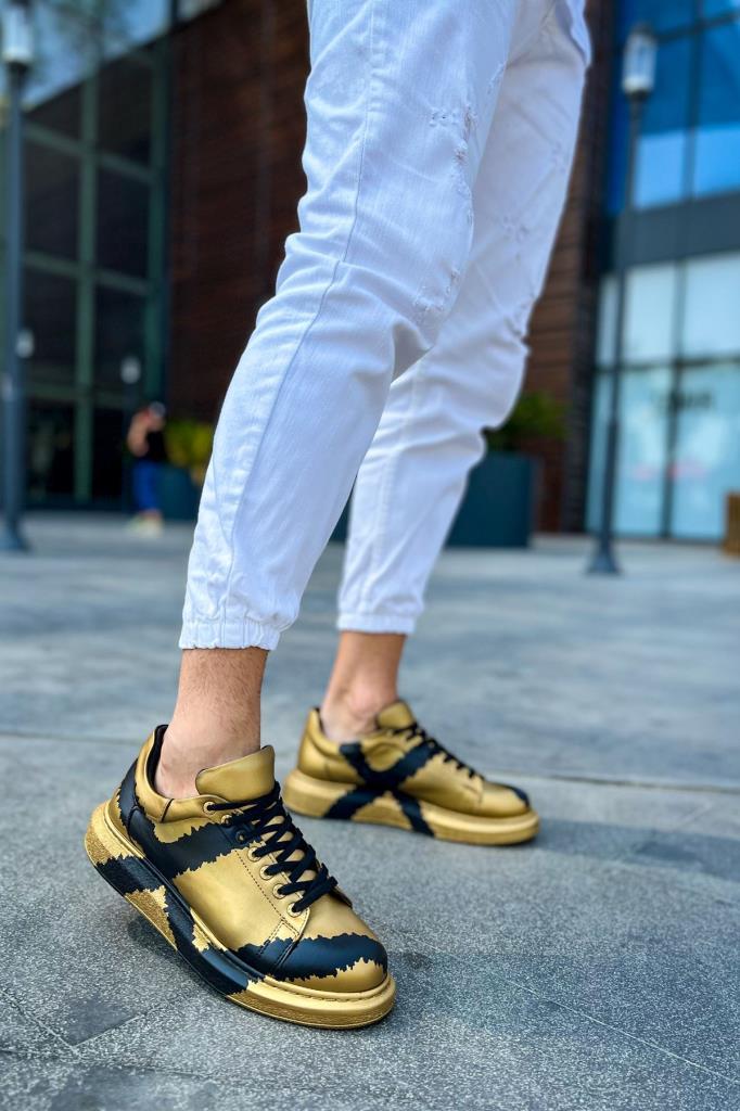 CH254 CST Pittura Men's Shoes Gold-Black