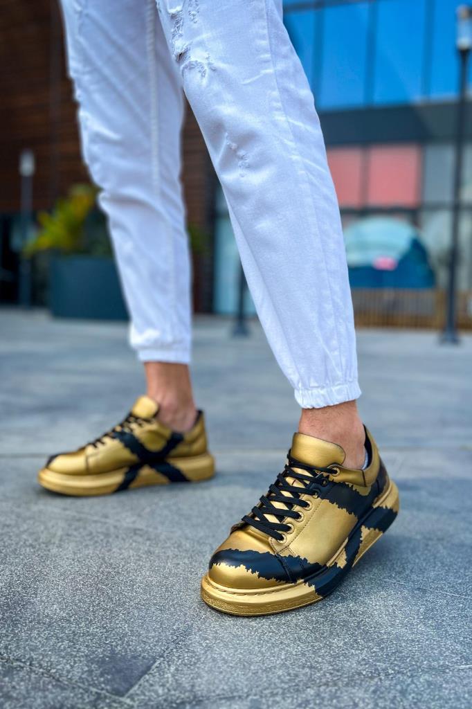 CH254 CST Pittura Men's Shoes Gold-Black