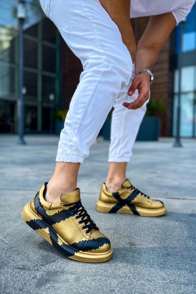 CH254 CST Pittura Men's Shoes Gold-Black