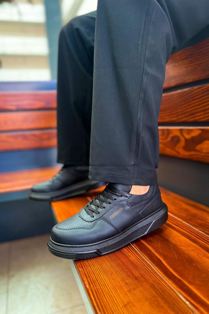 Chekich CH075 İpekyol Black Sole Men's Shoes BLACK