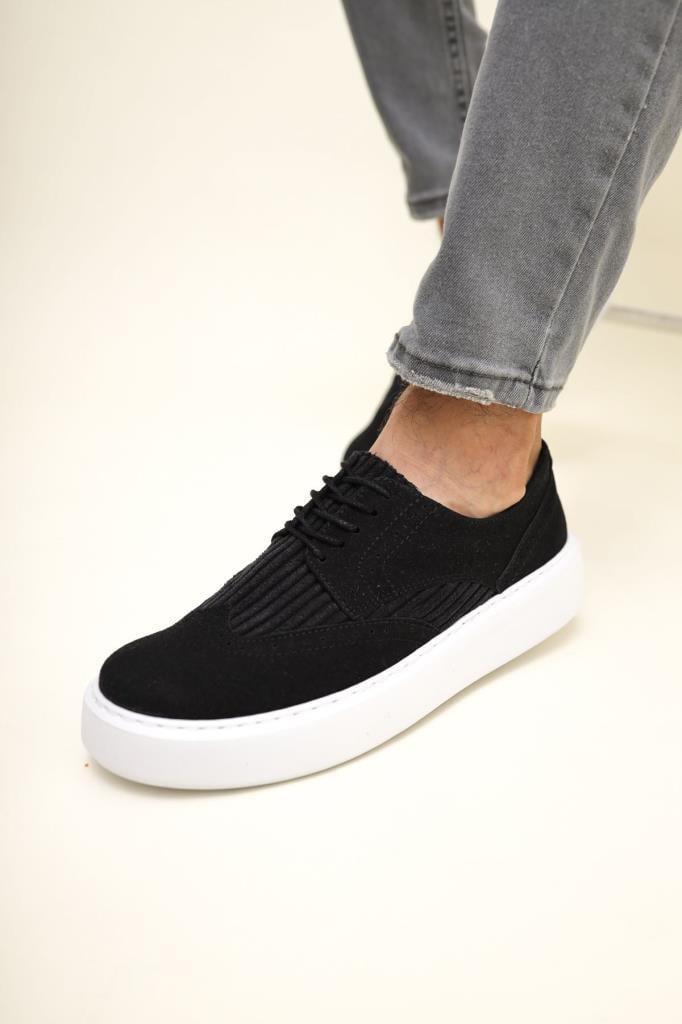 Chekich CH149 Suede Men's Shoes BLACK