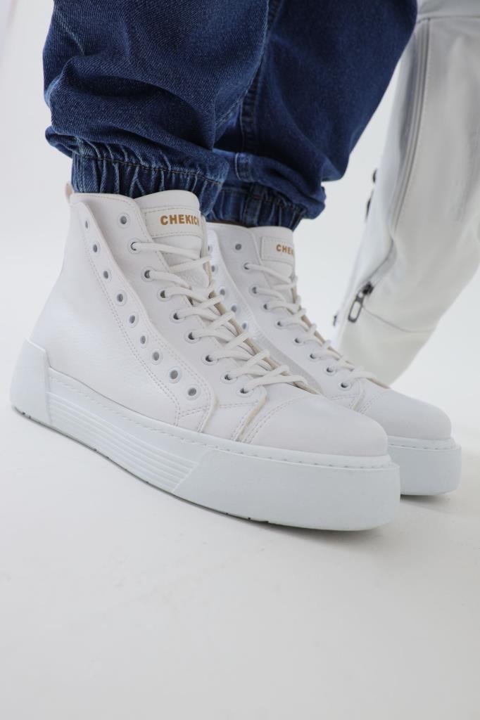 Chekich CH167 BT Men's Boots WHITE / WHITE