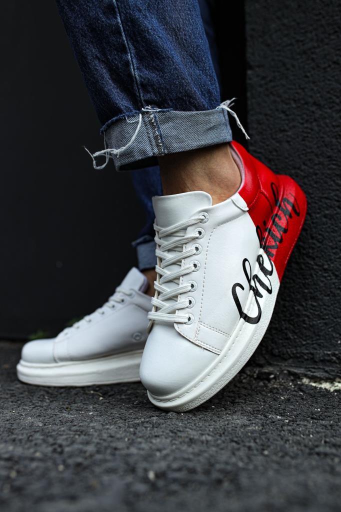 Chekich CH254 BT Men's Sneakers White Red CHEKICH