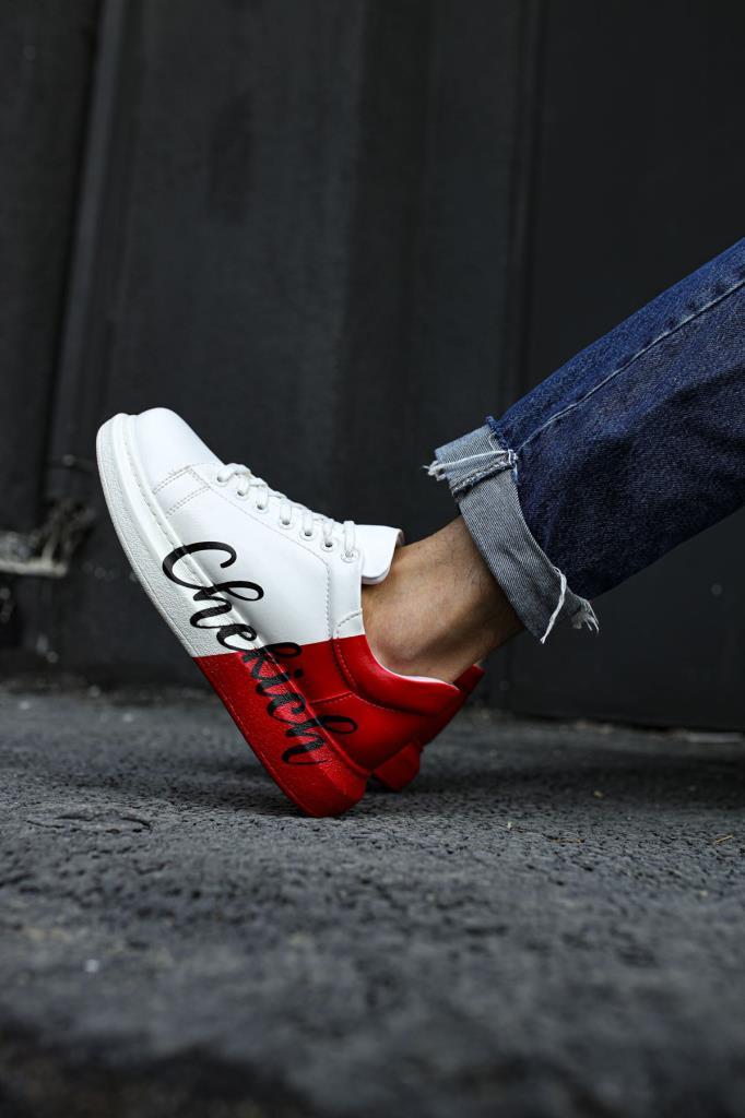 Chekich CH254 BT Men's Sneakers White Red CHEKICH