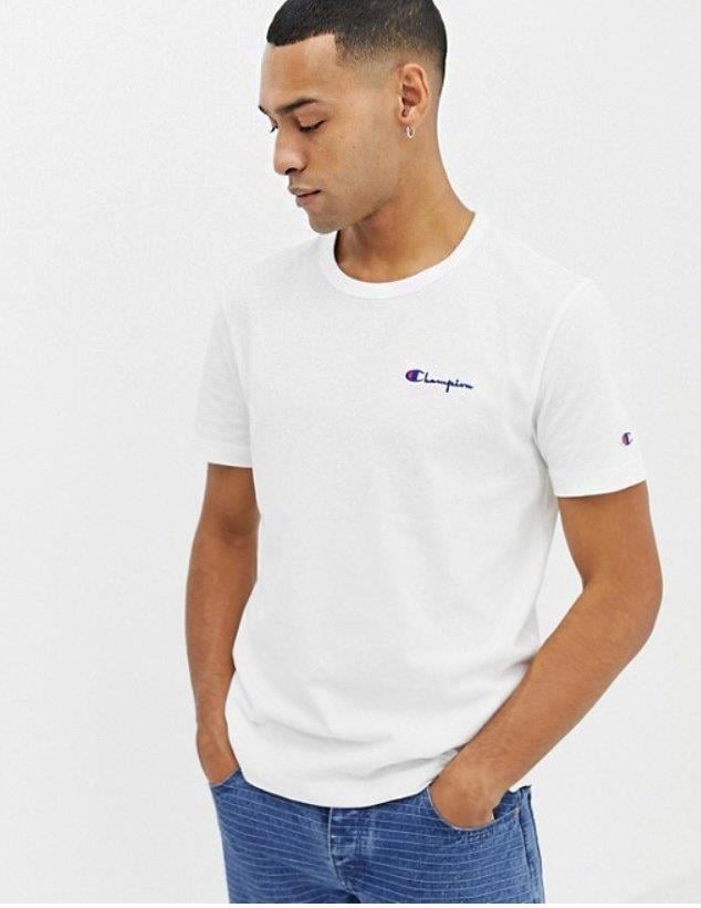 Champion Classic 3# Logo Unisex T-Shirt White