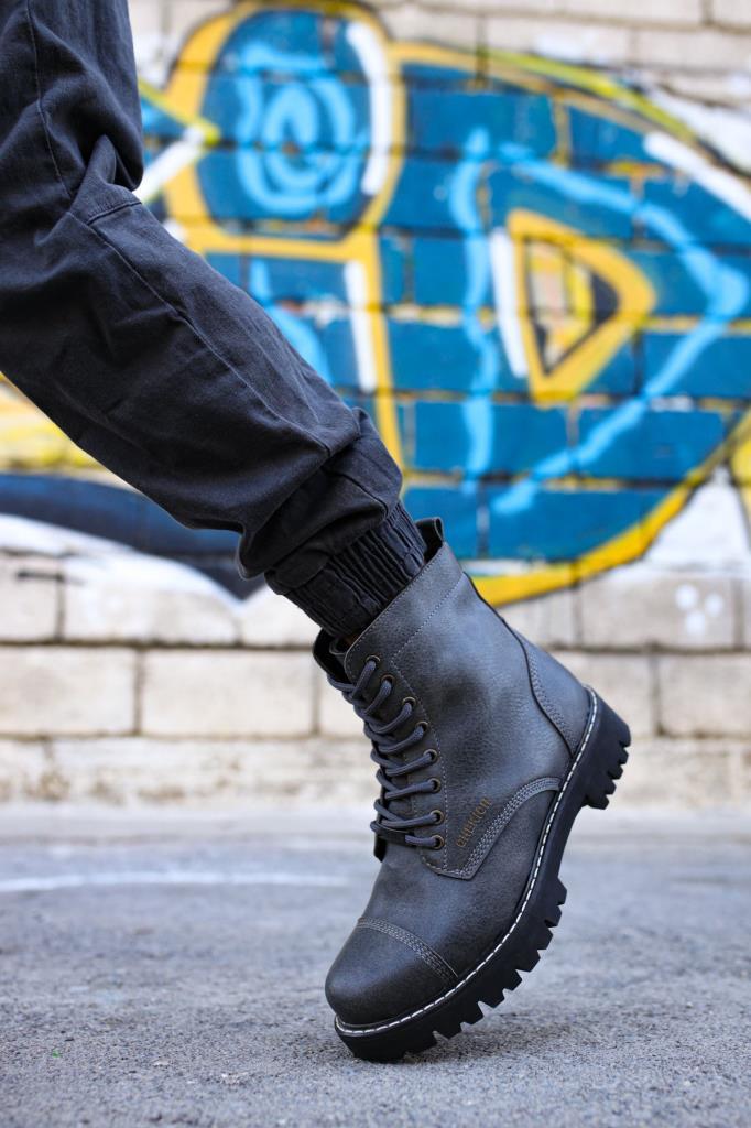 Chekich CH009 Mat ST Men's Boots ANTHRACITE