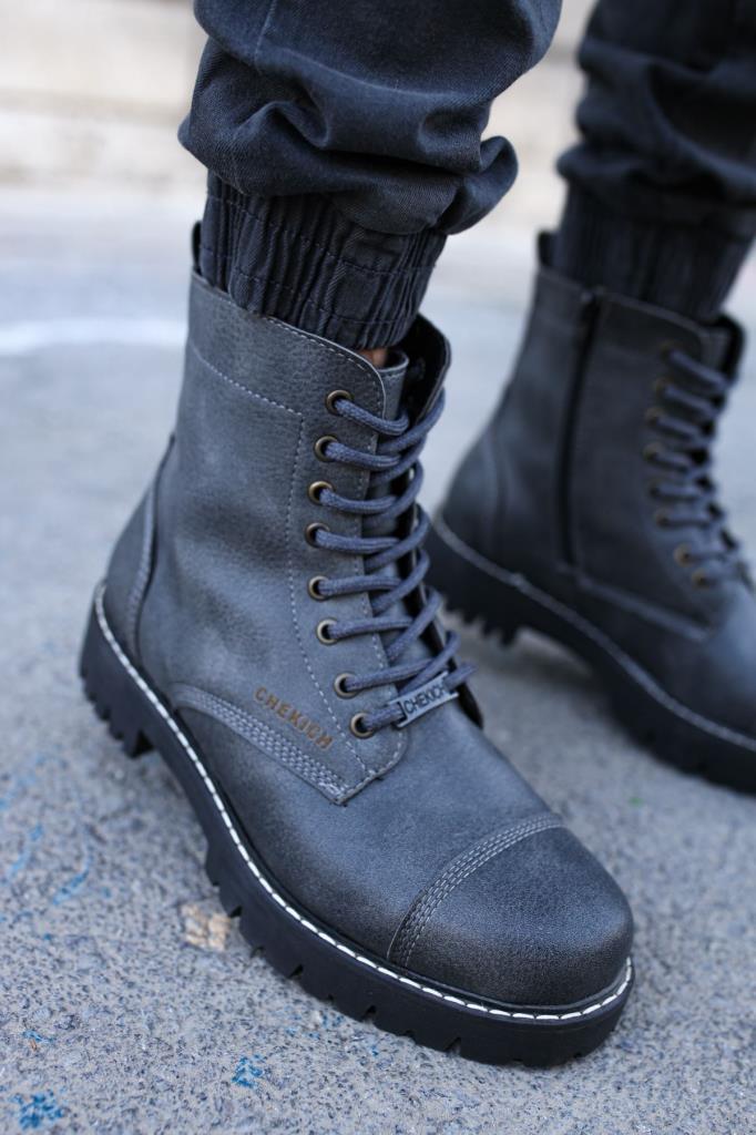 Chekich CH009 Mat ST Men's Boots ANTHRACITE
