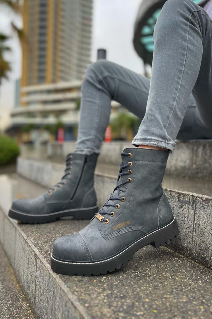 Chekich CH009 Mat ST Men's Boots ANTHRACITE