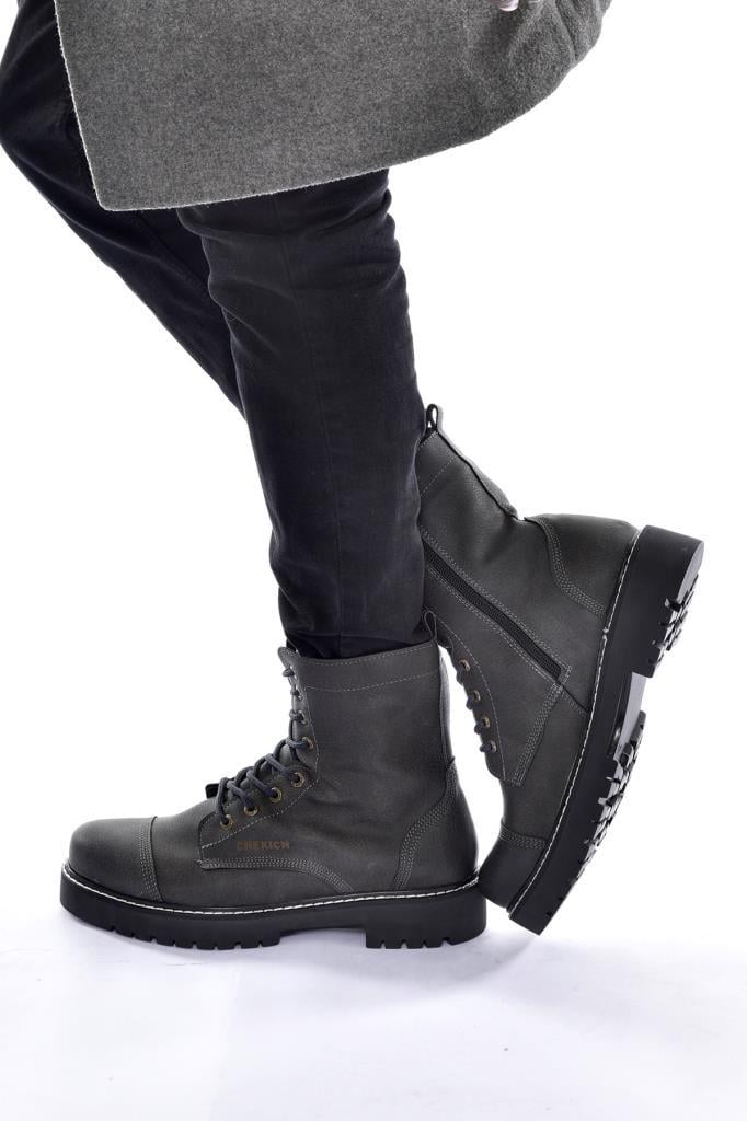 Chekich CH009 Mat ST Men's Boots ANTHRACITE