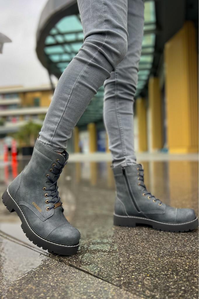 Chekich CH009 Mat ST Men's Boots ANTHRACITE