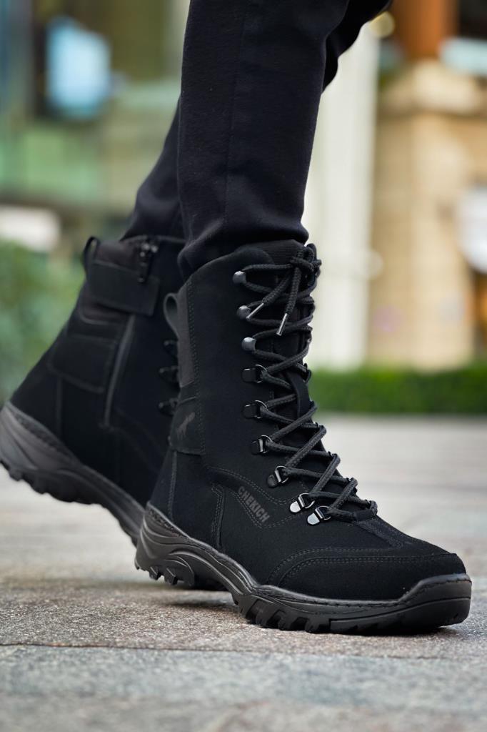 Chekich CH051 Suede ST Men's Boots BLACK
