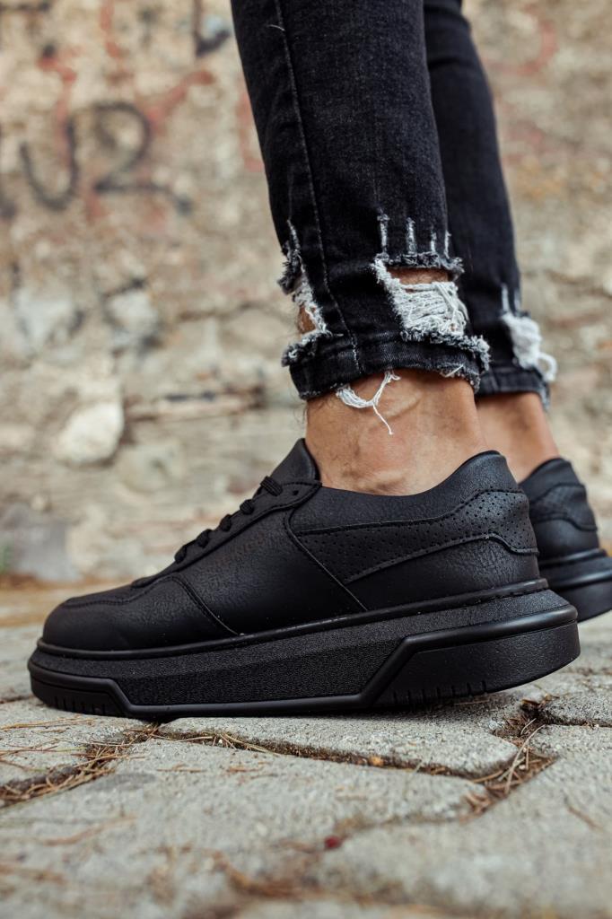 Chekich CH075 İpekyol Black Sole Men's Shoes BLACK