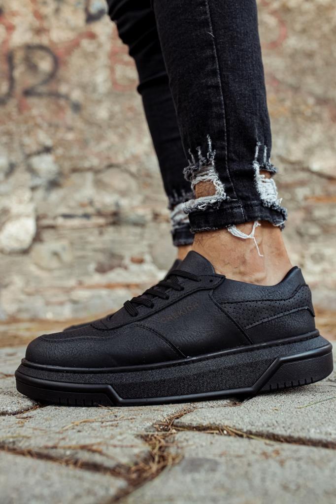 Chekich CH075 İpekyol Black Sole Men's Shoes BLACK