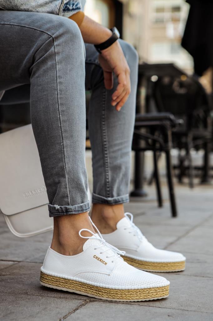 Chekich CH117 BT Men's Shoes WHITE