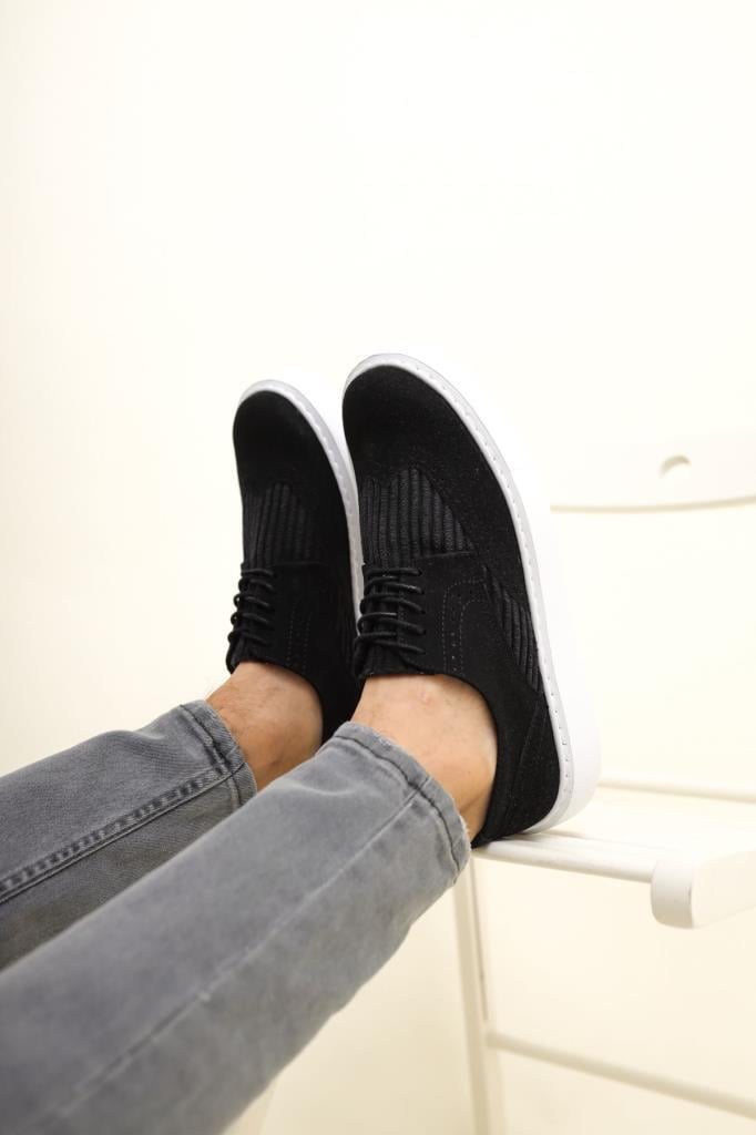 Chekich CH149 Suede Men's Shoes BLACK