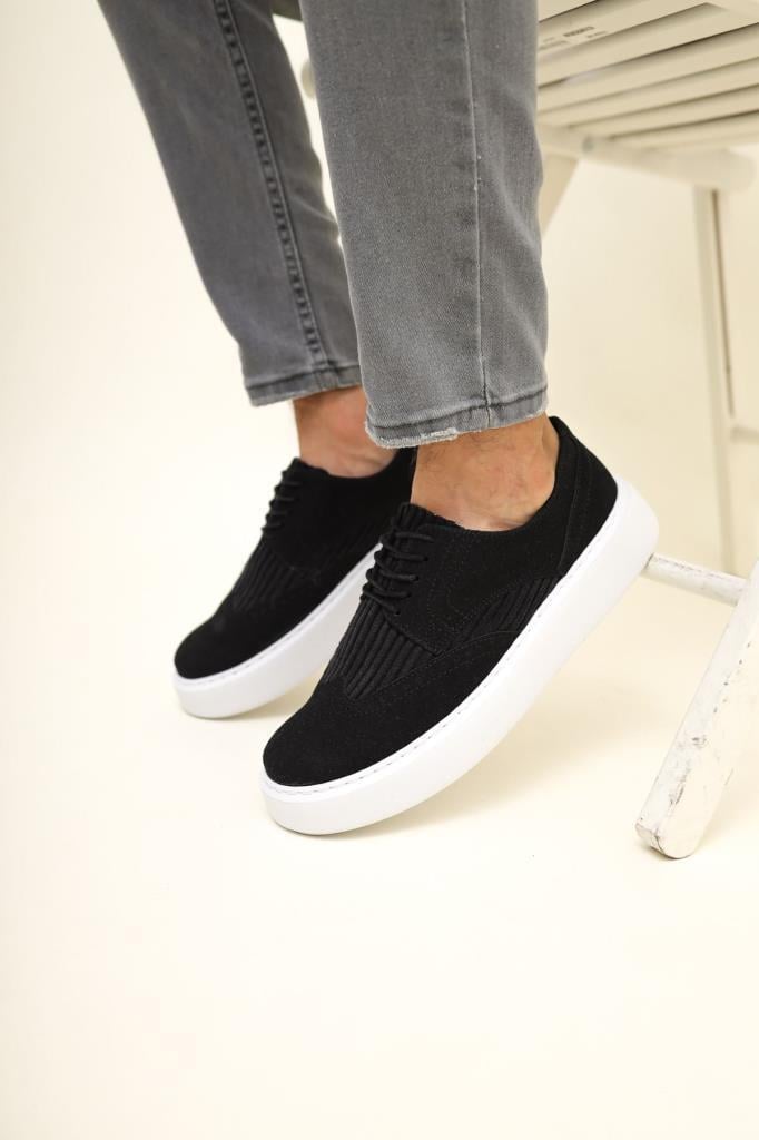 Chekich CH149 Suede Men's Shoes BLACK