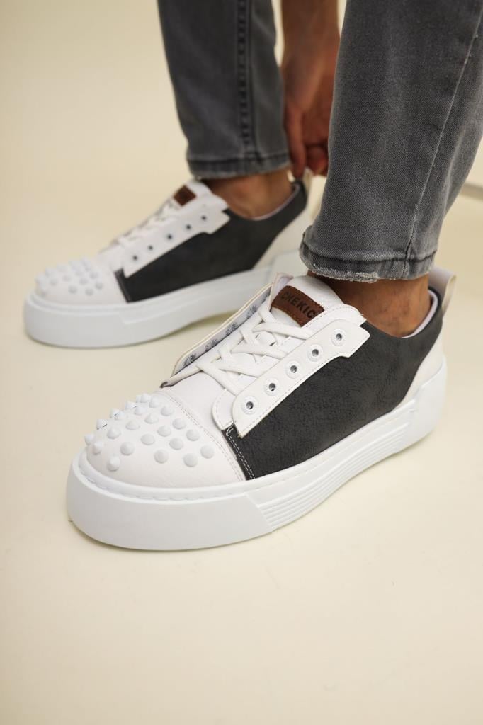 Chekich CH169 BT Men's Shoes ANTRASIT/BEYAZ