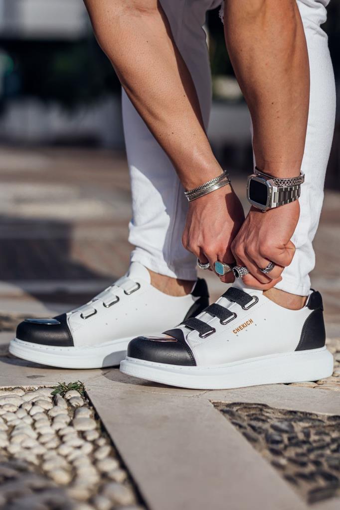 Chekich CH251 Garni BT Men's Shoes WHITE/BLACK