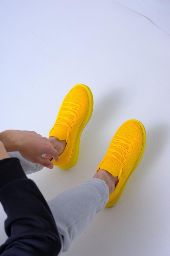 Chekich CH307 Knit Men's Shoes YELLOW