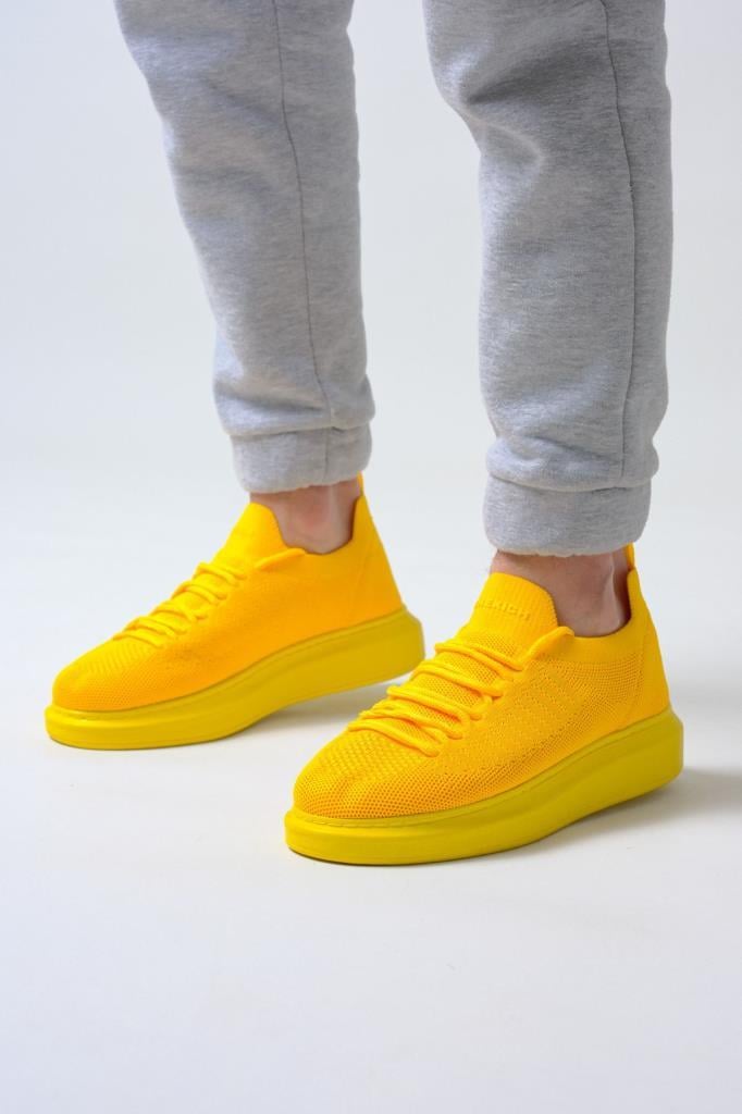 Chekich CH307 Knit Men's Shoes YELLOW