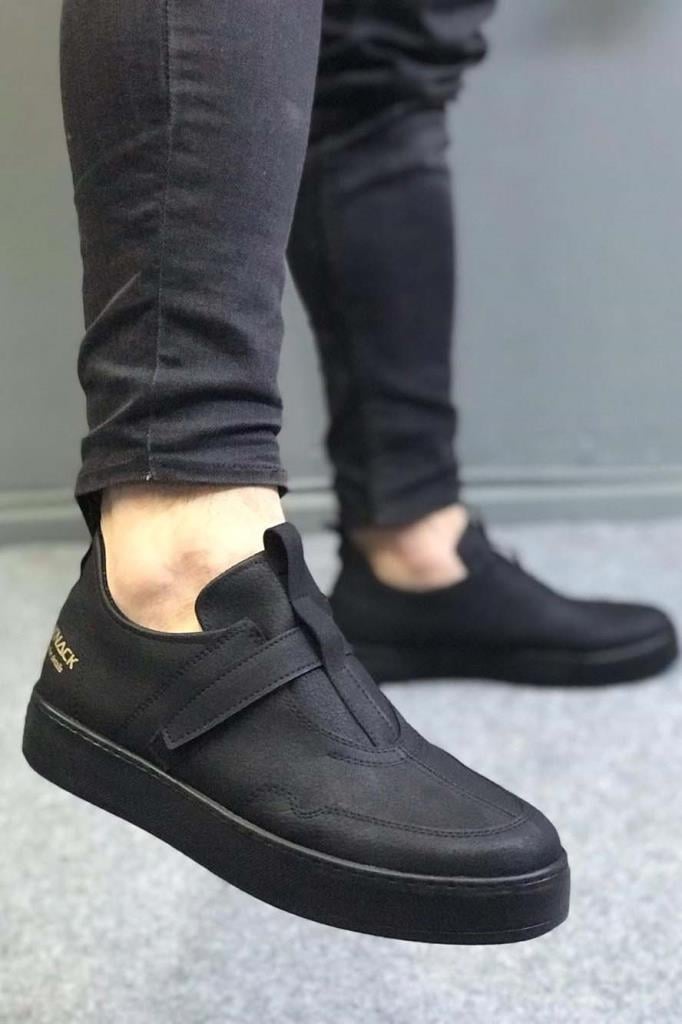 Knack Casual Shoes 333 Black (Black Sole)