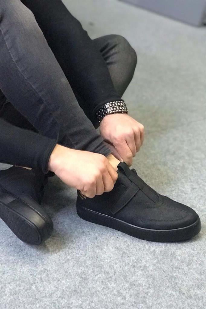 Knack Casual Shoes 333 Black (Black Sole)