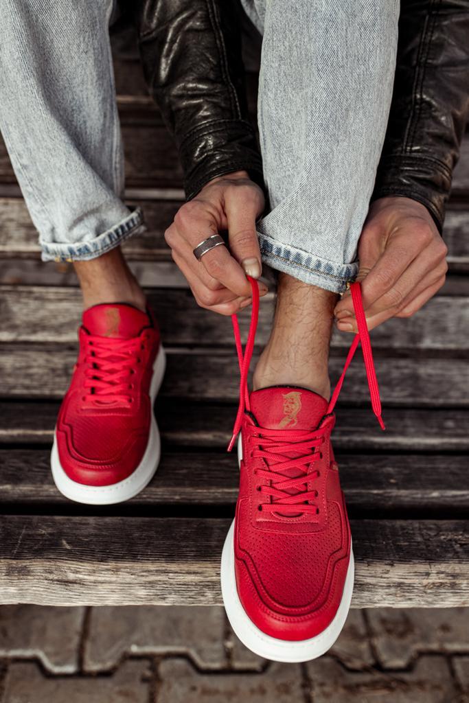 Knack Casual Shoes 707 Red