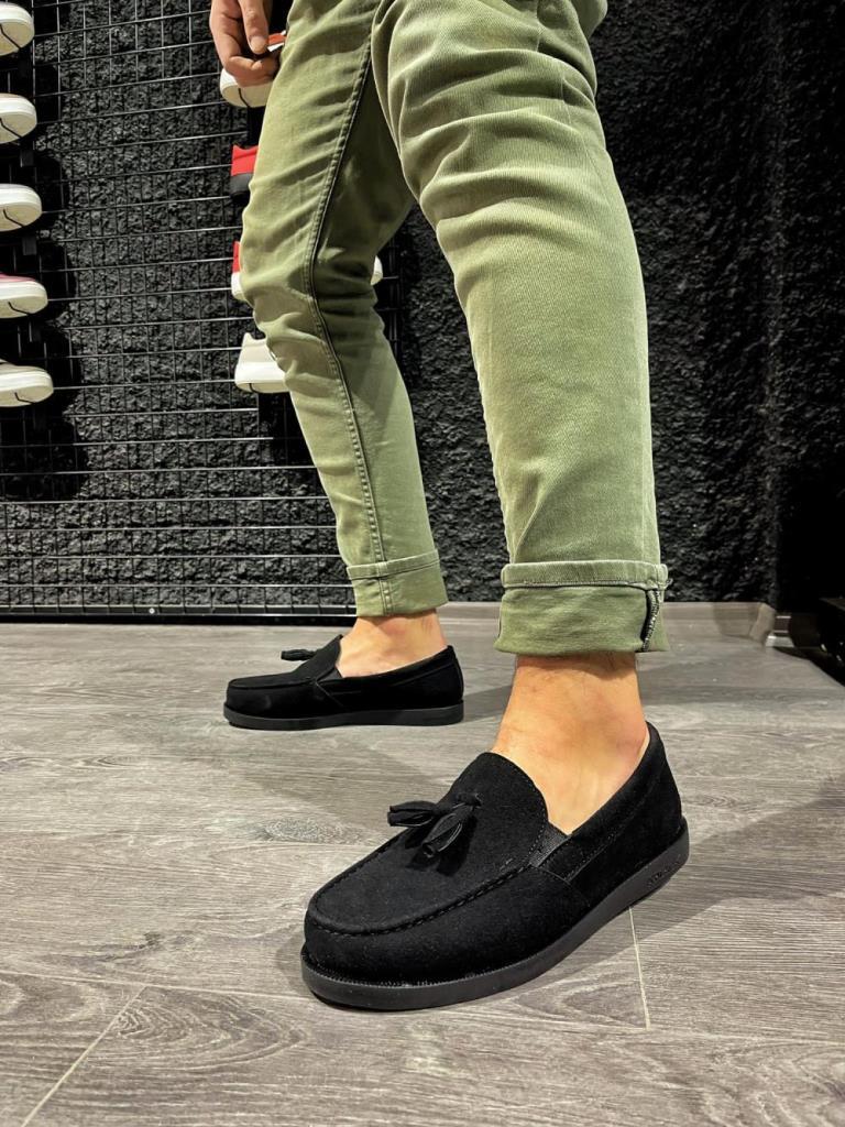 Knack Loafer Men's Shoes 007 Black