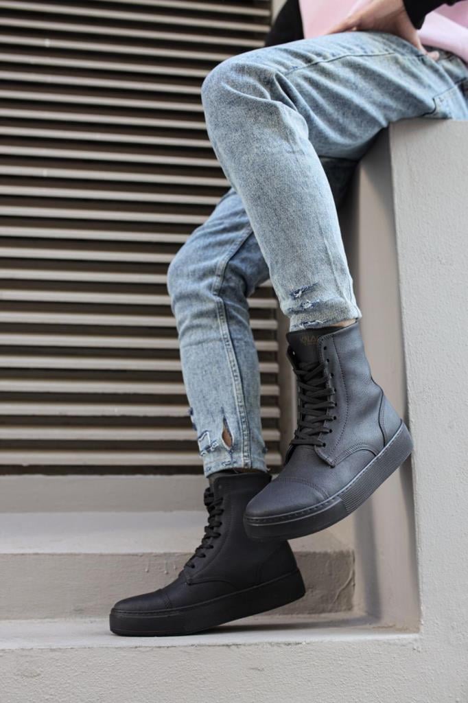 Knack Sports Boot 022 Black (Black Sole)
