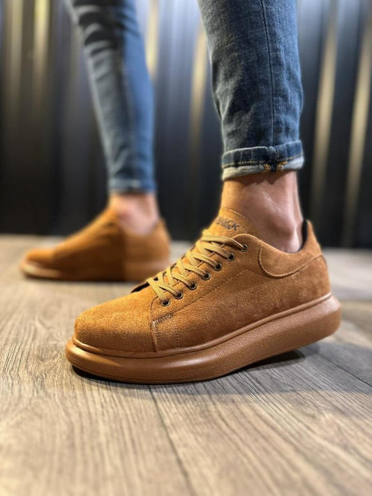 Knack High-Sole Suede Casual Shoe