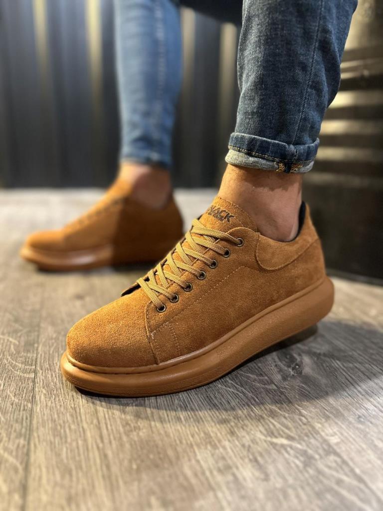 Knack High-Sole Suede Casual Shoe