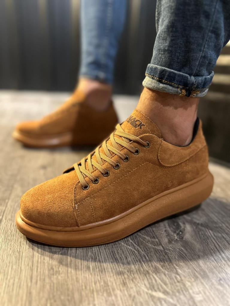 Knack High-Sole Suede Casual Shoe