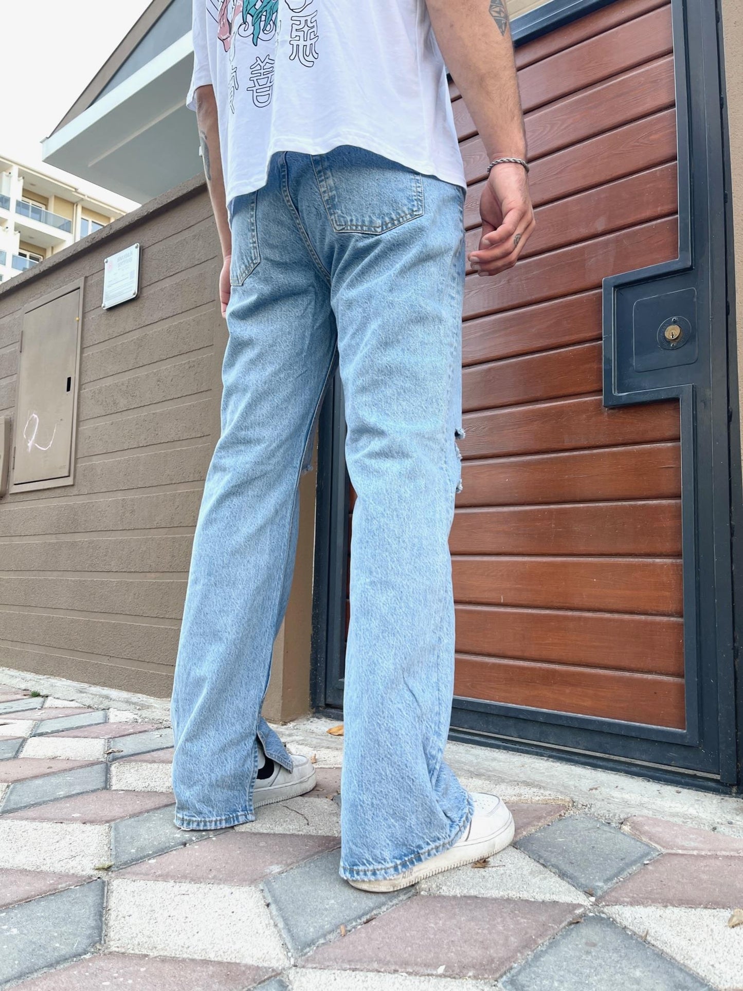Patchwork Baggy Pants