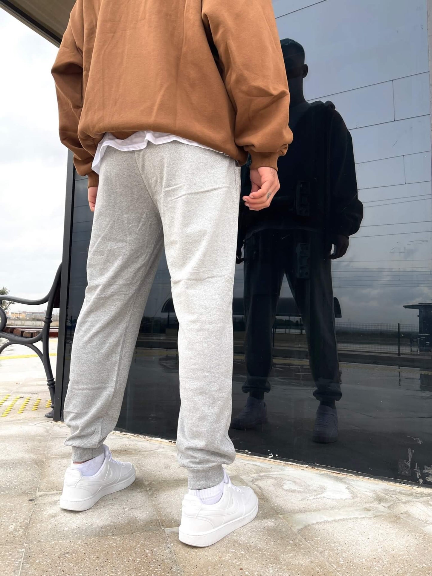 Unisex Fleece Sweatpants - Grey